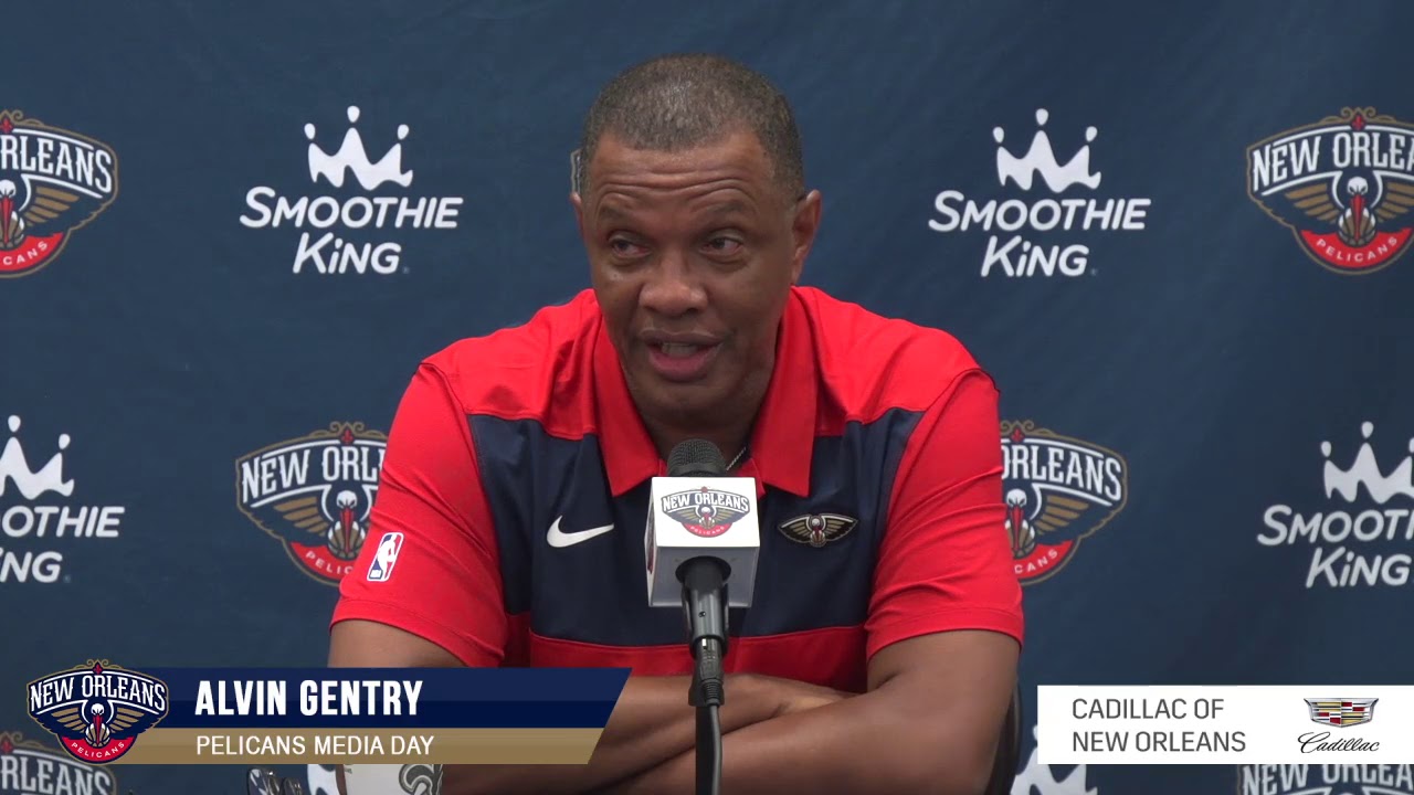 lonzo ball injury Alvin Gentry | Pelicans Media Day | 2018-19