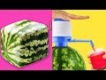 TRYING 15 UNBELIEVABLY EASY WATERMELON  LIFE HACKS By 5 Minute Crafts