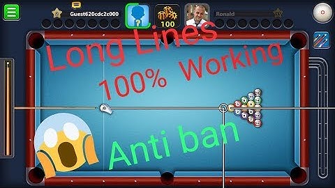Long line hack 8 ball pool Link in description