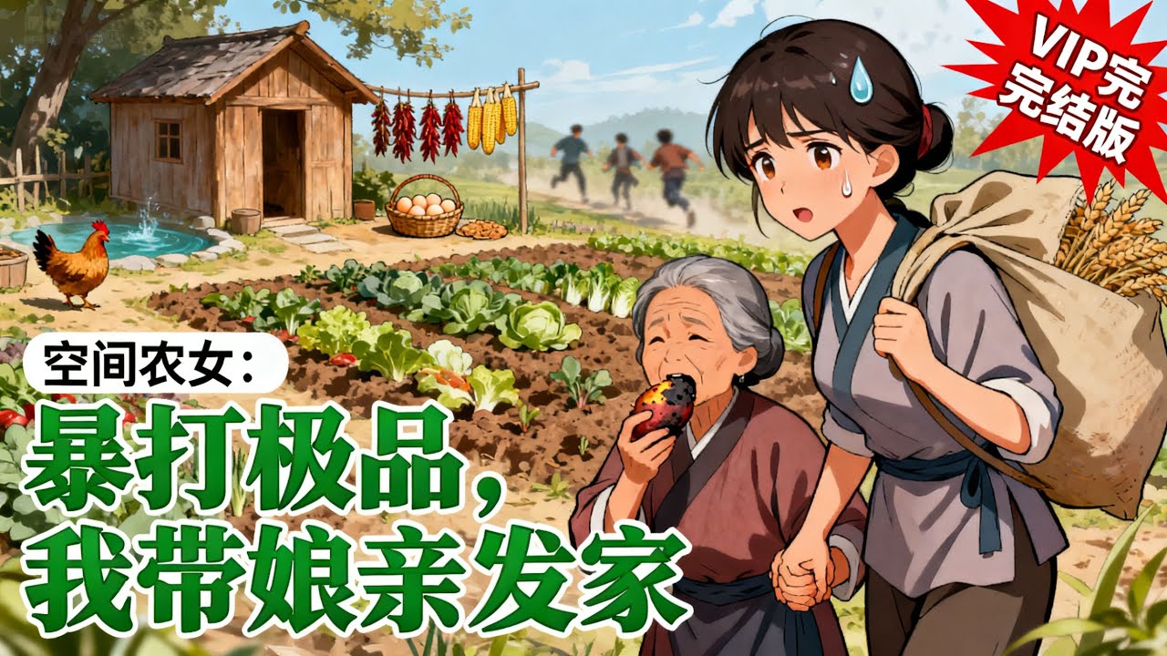 【完结1/2】《空間農女：暴打極品，我帶孃親發家》一睜眼成受氣包農女，親爹戰死孃親癡傻？看我空間靈泉治傷又致富，虐渣種田兩不誤，荒年也能頓頓肉！#古言小說#种田文#完結文#女生小說#小说推荐