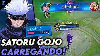 O DANO DO GOJO ESTÁ MUITO ALTO!! - XAVIER GAMEPLAY | Mobile Legends