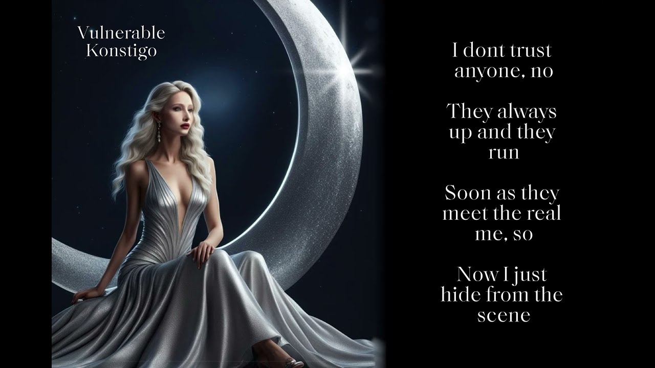 Vulnerable 🌙 OFFICIAL LYRIC VIDEO // LUNAR // KONSTIGO