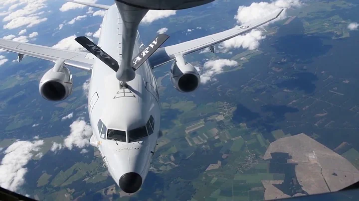 U S  Navy P 8A Poseidon Refueling Over Poland