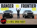 You May Think the Ford Ranger Is Hands-Down Quicker Than the Nissan Frontier...But There's a Twist!