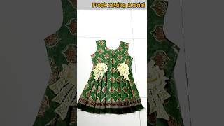 easy frock cutting tutorial for beginners || easy sewing for learning beginners ||
