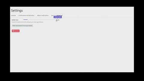 Set buffer time with Wappointment