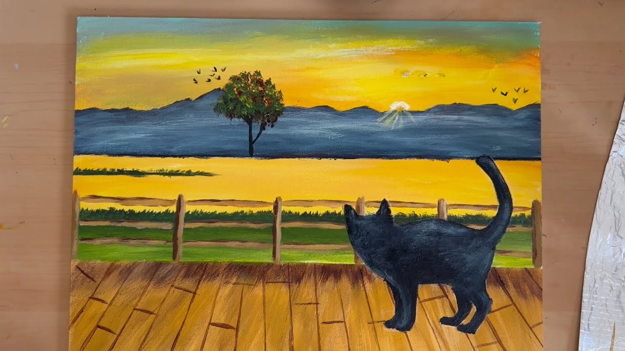 Oz international Peinture au numéro - Débutants : Comme chient et chat Oz international Peinture au numéro - Débutants : Comme chient et chat