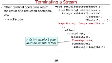 Overview of Java 8 Streams (Part 4)
