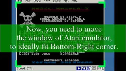 Atari XL/XE, Tutorial: how to capture a video with Atari games