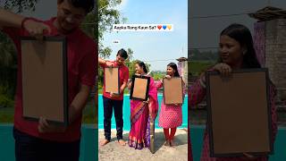 3 Ganesh Ji Paintings 🙏💙❤️💛 | Aapka Rang Kaun Sa? 😍 #shorts
