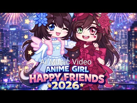 Happy Friends 2026 Galaxy Cosmic Djibouti Ultra Dark White Star Moon AI Music Video Dutch Dub DJ 