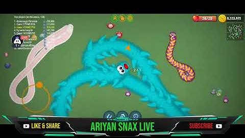 Wormszone.io live stream biggest worms hunting part (110) || Android / ios gameplay Walkthrough