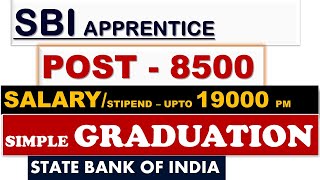 SBI apprentice 2020 |2021 |VACANCIES 8500 | APPLY ONLINE|STATE BANK OF INDIA RECRUITMENT| screenshot 5