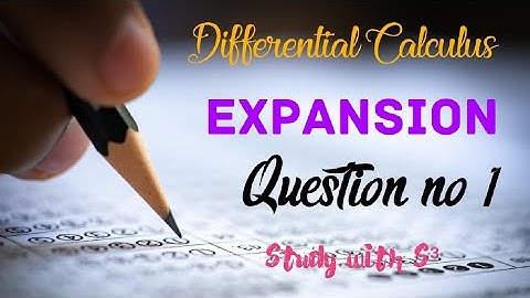 Expansion Maclaurins Theorem Questions by lalji Prasad.