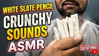 White Slate Pencil Crunchy Sounds | New Slate Pencil Video | ASMR | Entertainment Vlogs