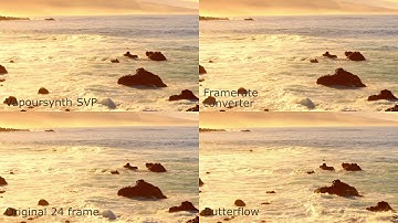 Frame Interpolation (24 to 60 fps) samples