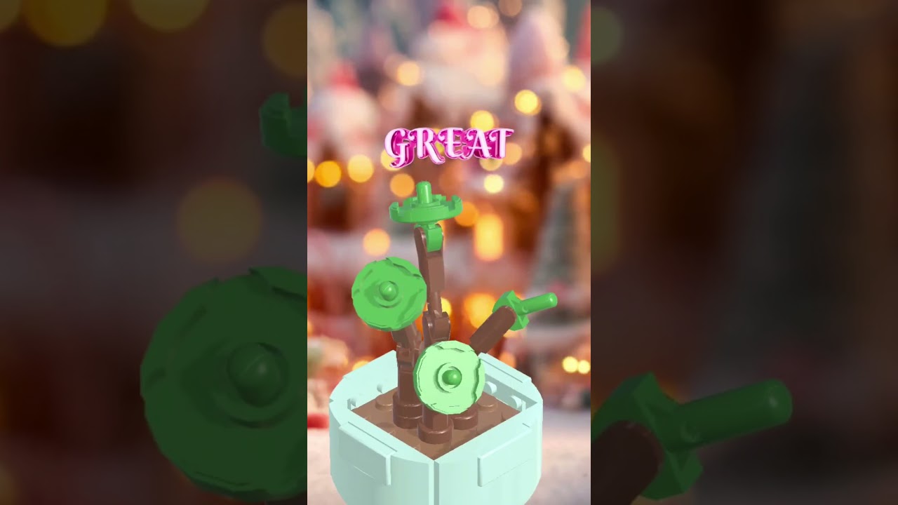 Money Wood Charming Succulents 1 #shorts #legobuild #buildit #satisfying #brickbuilds #creativebuild