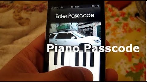 Cydia Tweak "Piano Passcode" (Review)