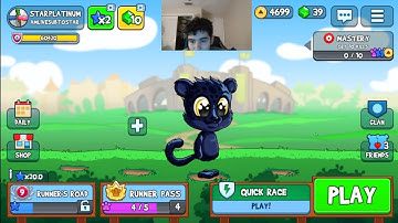 STAR PLATINUM PLAYS BLACK PANTHER ON (PC)FUN RUN 3 AND (CAM) ON  DOMINATES THE RACES !! @Dirtybitgames