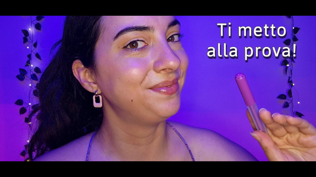 Indovina le parole 🤔❓ ASMR (tracing, tongue clicking)