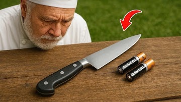 The 60-Year-Old Chef’s Method Will Amaze You! Sharpen Your Knife Razor-Sharp in Just 2 Minutes
