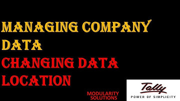 Data location in Tally|| change data files in Tally ERP9|| Tally Backup| Tally Data