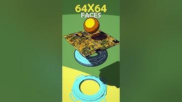 Toon FX Test – Polygon Cloth Drop (265x265 Faces) #loopixel #animation #shorts #3dcompositing