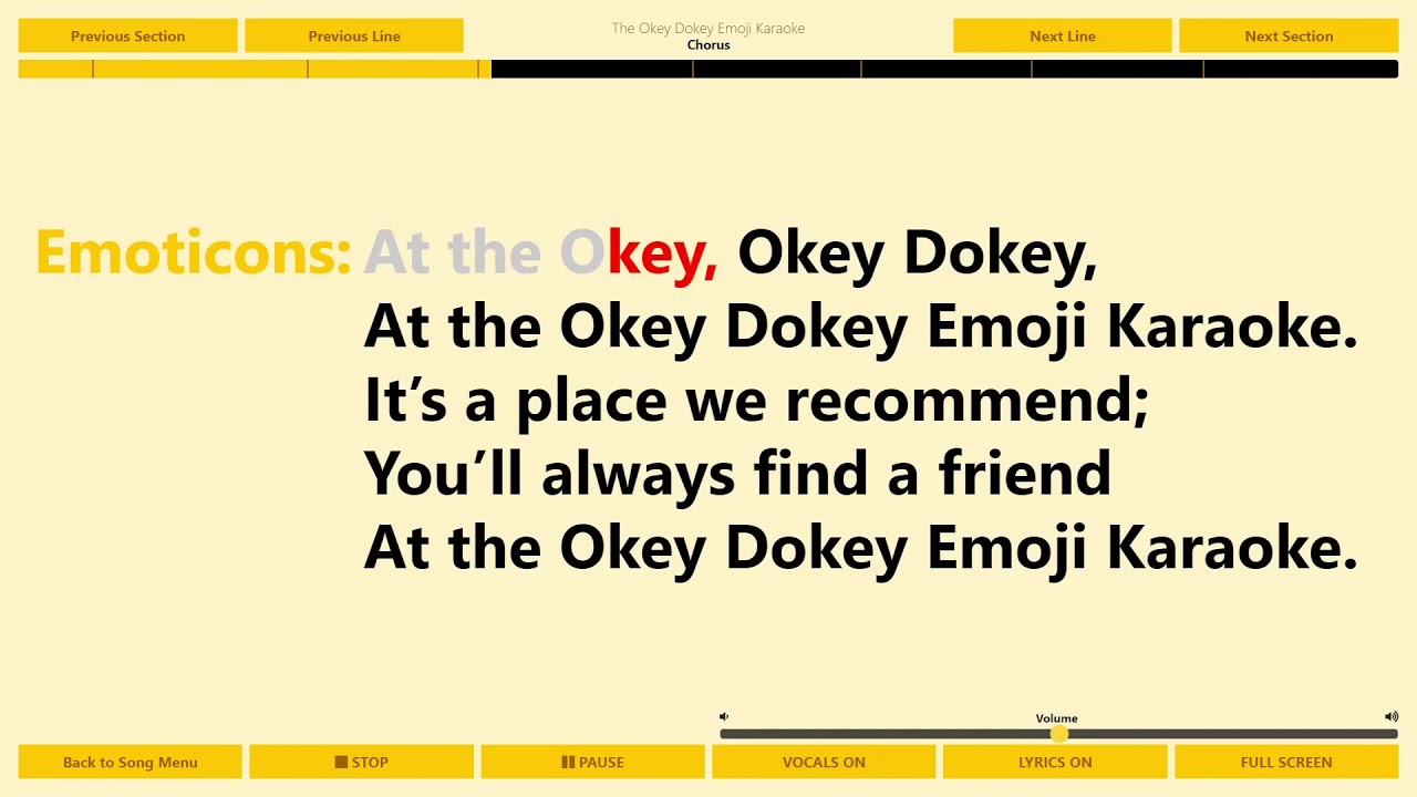 The Okey Dokey Emoji Karaoke Sing It YouTube the-okey-dokey-emoji-karaoke-sing-it-youtube