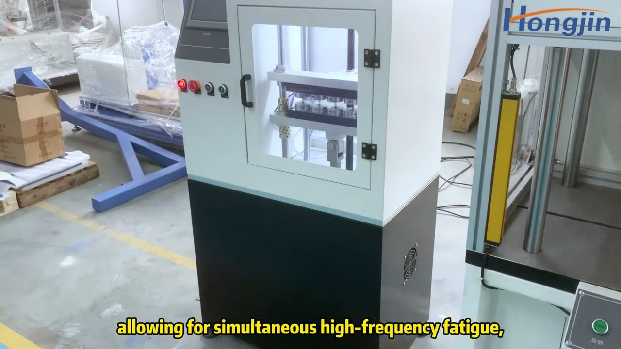 Five-station spring fatigue test machine 