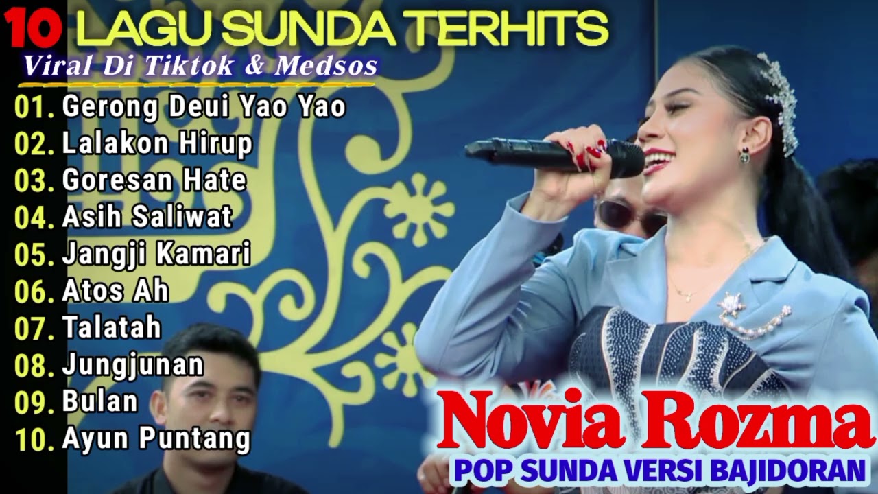 GERONG DEUI MEDLEY YAO YAO - NOVIA ROZMA | LAGU SUNDA VERSI BAJIDOR PALING DICARI 