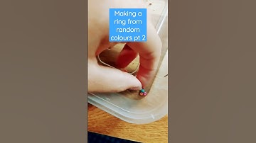 making a ring from random colours pt 2