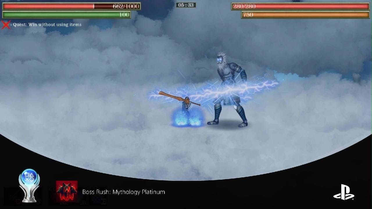 Boss Rush: Mythology Platinum Trophy