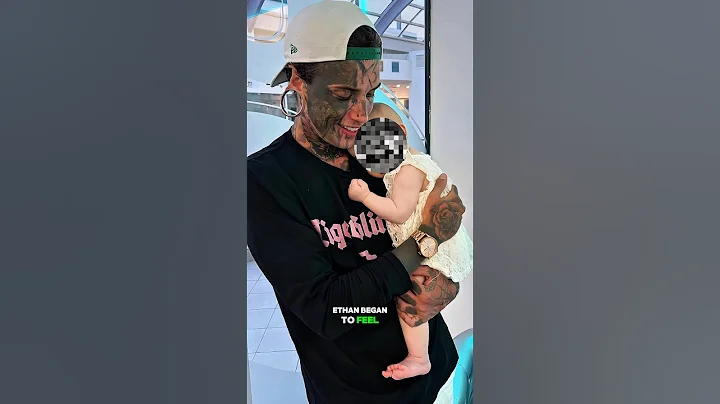 Most tattooed man in Australia removed tattoos for his Daughter. #shorts