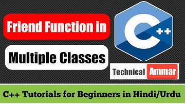 Friend Function of Multiple Classes in C++ | C++ Tutorial for Beginners #65