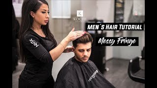 Soft fade x Messy Fringe Tutorial | Men's Hairstyles #NEW 2018 screenshot 1