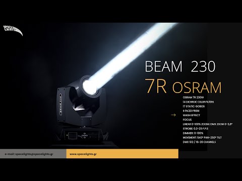 Движущаяся голова FREE COLOR BEAM 7R, видео 1