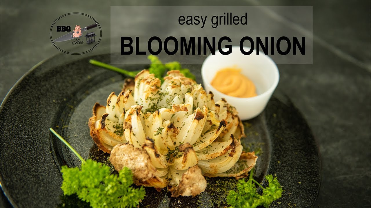 Grilled Blooming Onion - Girls Can Grill