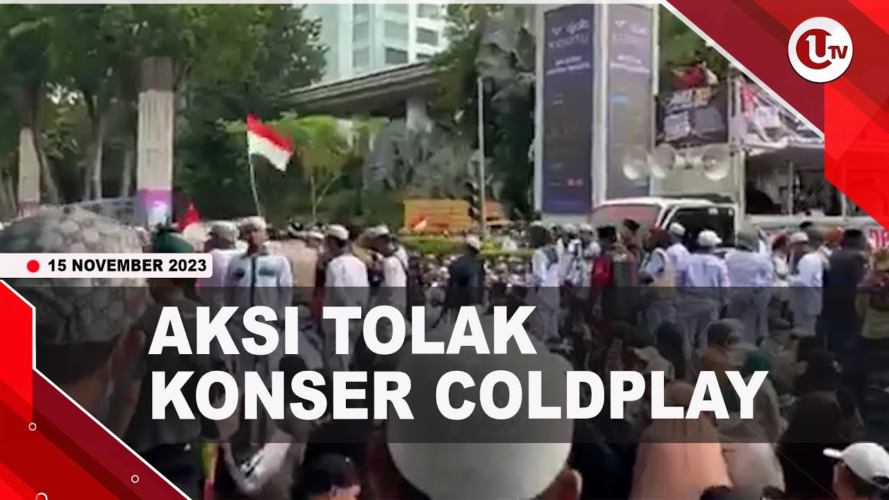 AKSI TOLAK KONSER COLDPLAY SEMPAT RICUH | U-NEWS