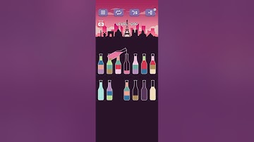 water sort puzzle -sort color puzzle game level 1296