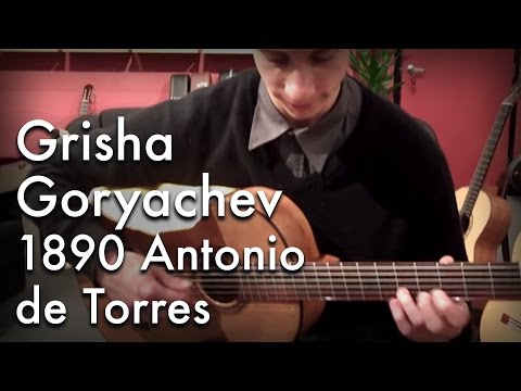 Grisha Goryachev experiences a real Torres guitar