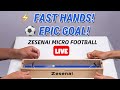 Zesenai Micro Football Live Showdown | Fast Hands, Big Fun!#microfootball #boardgame #tabletopgames