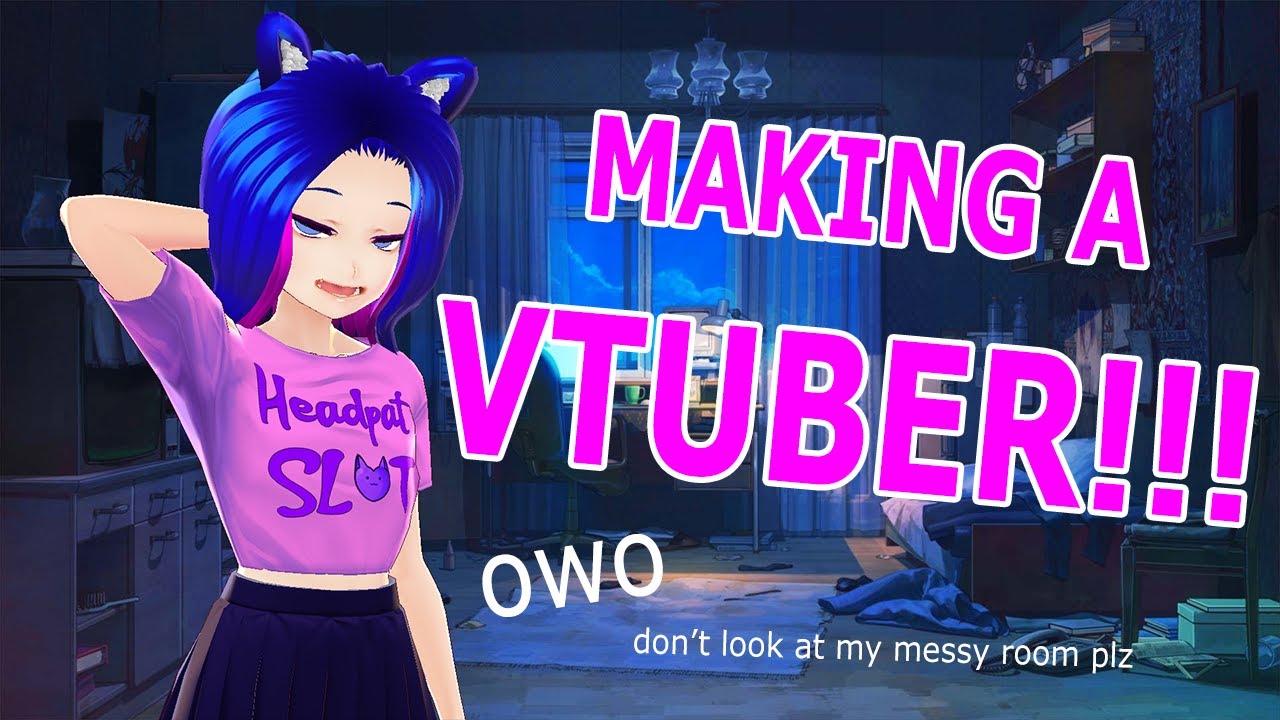 [VTuber Avatar Creation] The Making of Virtual Femboy Desudesu Nekochan