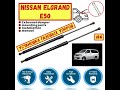 #4. Nissan Elgrand E50. Установка газовых упоров капота