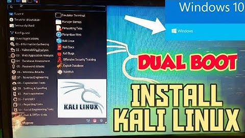 cara install kali linux 2020.1a dual boot Windows | Mudah dan Full tutorial | Langsung Pintar!