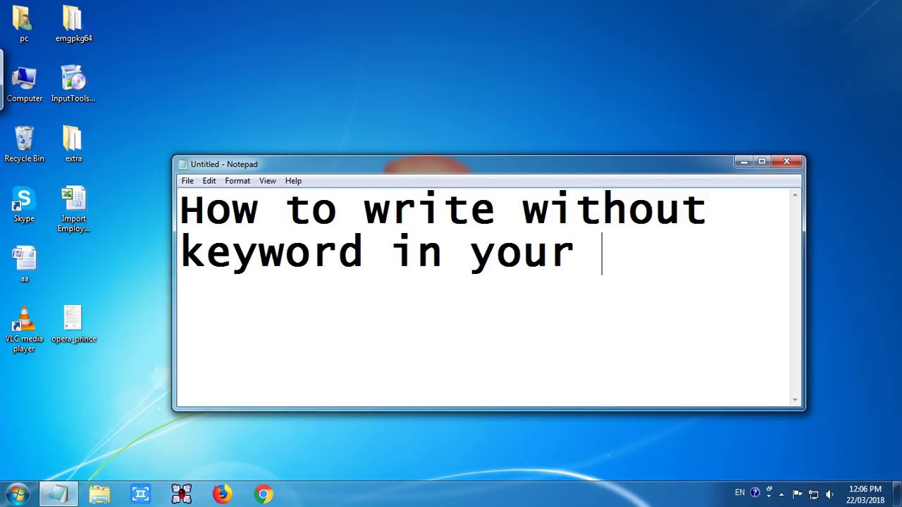 How to Type without keyboard in your computer and laptop | keyboard વગર