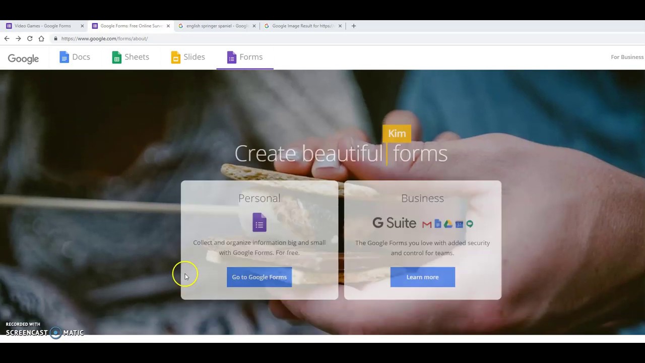Getting Started with Google Forms--Making a Survey - YouTube