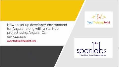 Set up Angular Developer Environment and create a startup project using Angular CLI
