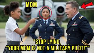Pilot Laughs at Black Girl for Saying Her Mom Special Forces pilot — Until She Walks Onto The Scene