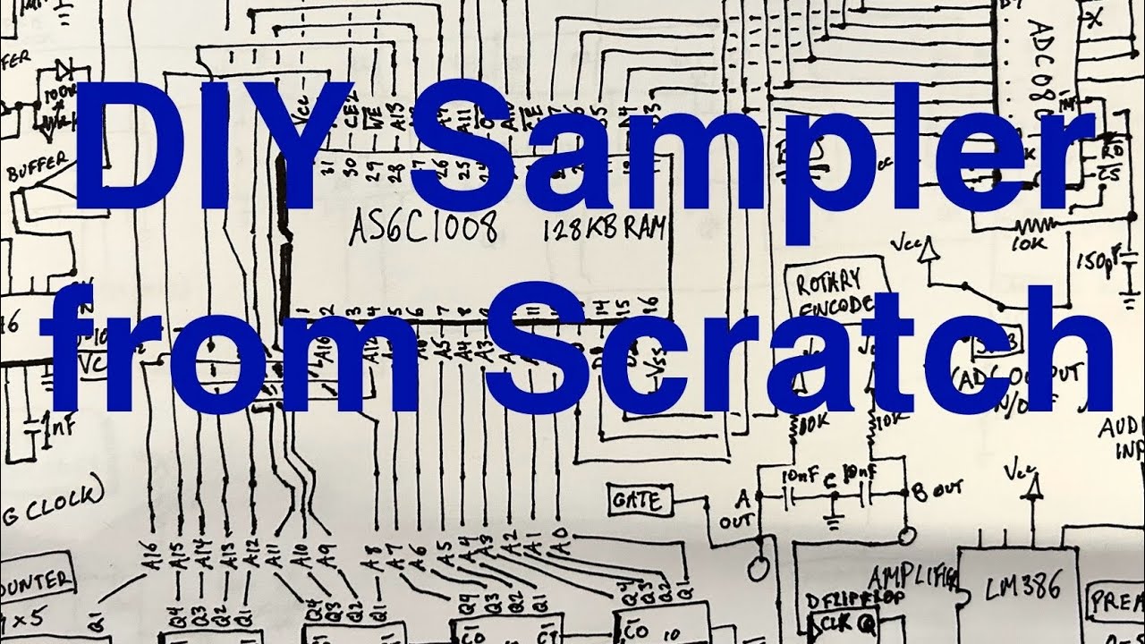 DIY Digital Sampler from scratch using a RAM chip - YouTube