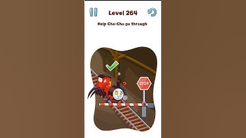 Dop Choo Delete Puzzle 264😺🔥 level #gameplay #game #gameshorts #short #shorts #games